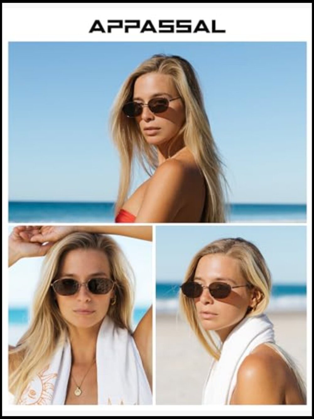Retro Oval Metal Sunglasses with UV400 Protection - Picture 3 of 7
